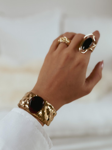 Bracelet Viana - Doré/Chocolat