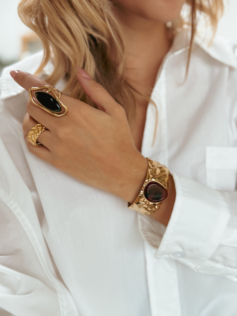 Bracelet Viana - Doré/Chocolat