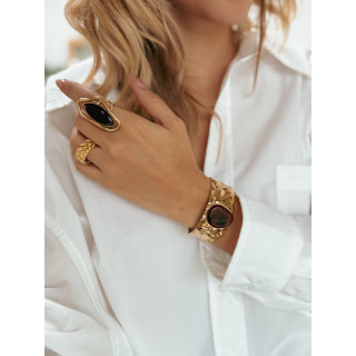 Bracelet Viana - Doré/Chocolat