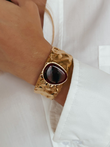 Bracelet Viana - Doré/Chocolat