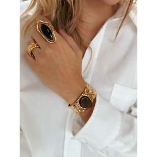 Bracelet Viana - Doré/Chocolat