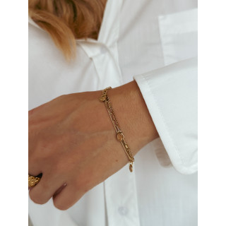 Bracelet Marguerite - Doré