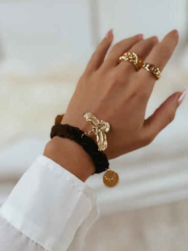 Bracelet Céliane - Chocolat