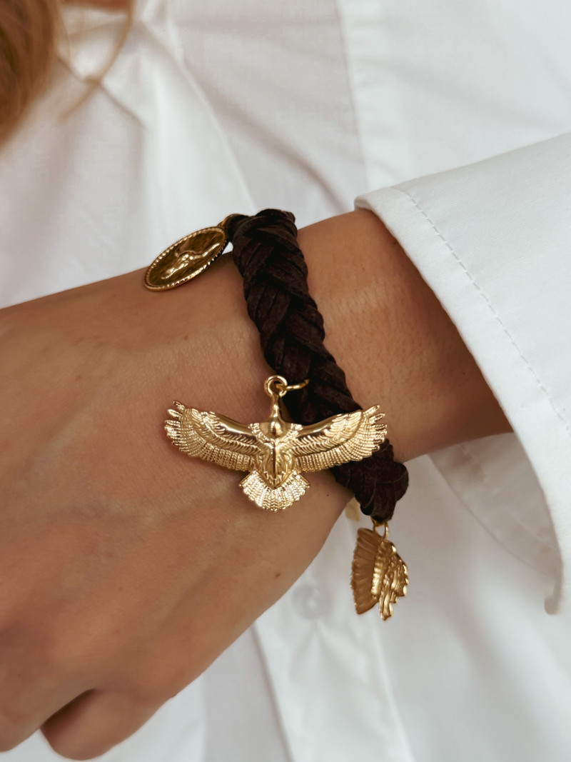 Bracelet Céliane - Chocolat