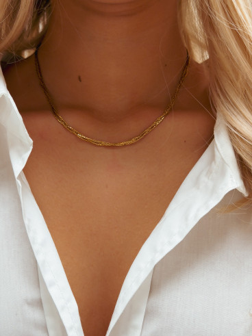 Collier Chaëna - Doré
