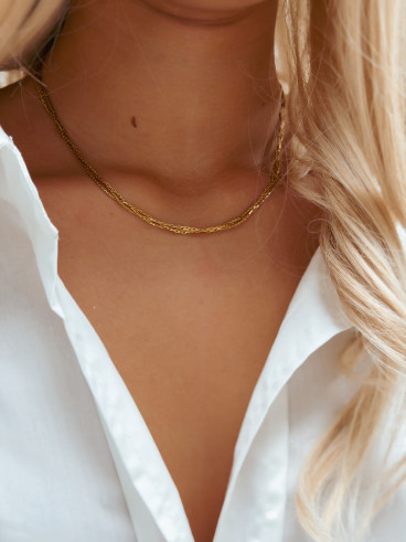 Collier Chaëna - Doré