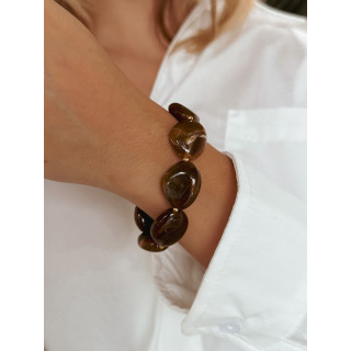 Bracelet Slovénie - Chocolat