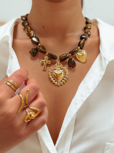 Collier Thiméa - Chocolat Collier Thiméa - Chocolat