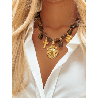 Collier Thiméa - Chocolat