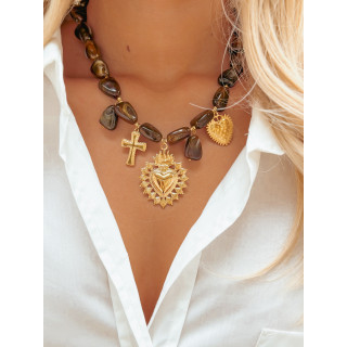 Collier Thiméa - Chocolat