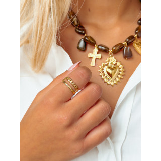 Collier Thiméa - Chocolat