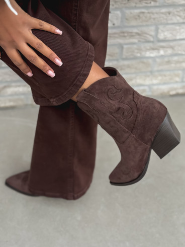 Bottines Oklahoma - Chocolat