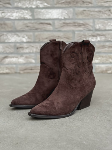 Bottines Oklahoma - Chocolat
