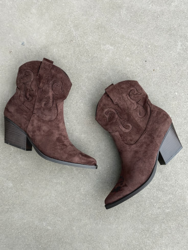 Bottines Oklahoma - Chocolat