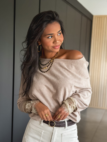 Pull Rayana - Taupe