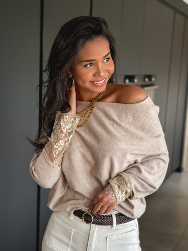 Pull Rayana - Taupe