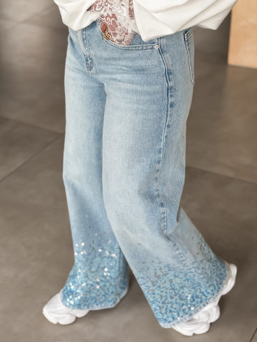 Jeans Eleyna - Bleu clair