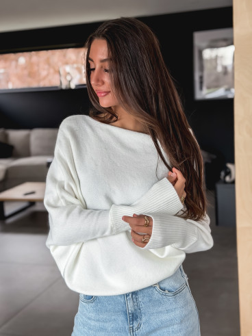 Pull Mona - Blanc Pull Mona - Blanc