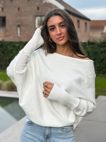 Pull Mona - Blanc Pull Mona - Blanc