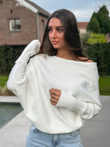 Pull Mona - Blanc Pull Mona - Blanc