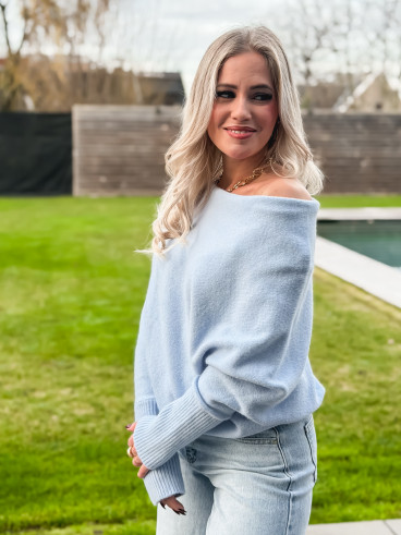 Pull Mona - Bleu ciel