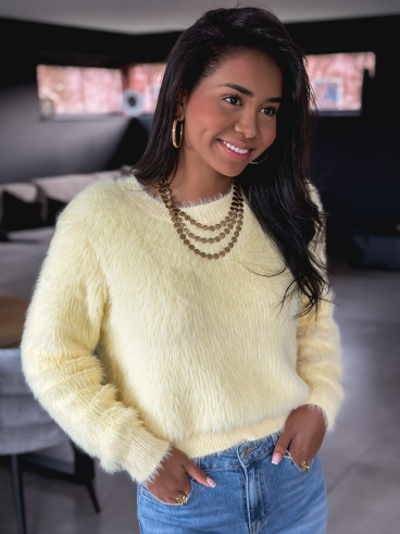 Pull Katalya - Jaune