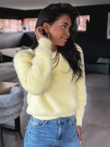 Pull Katalya - Jaune