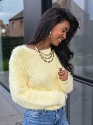 Pull Katalya - Jaune