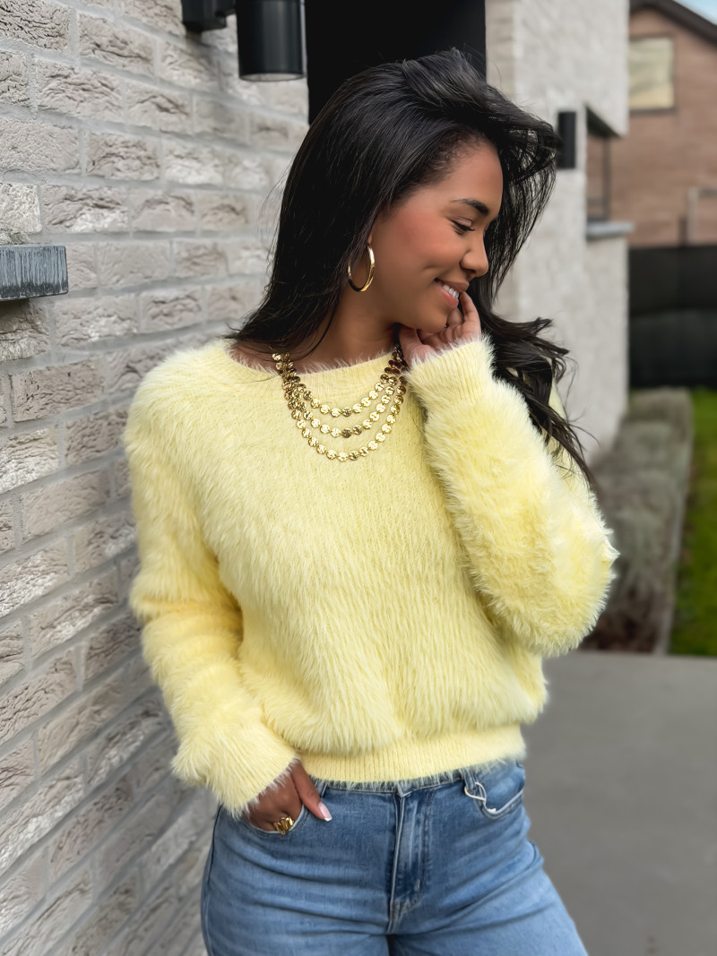Pull Katalya - Jaune
