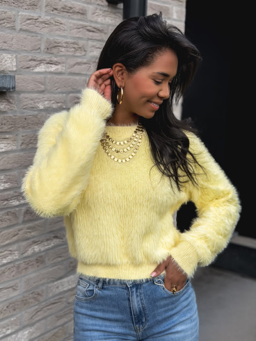 Pull Katalya - Jaune