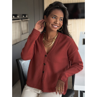 Gilet Neliya - Terracotta