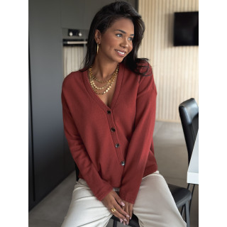 Gilet Neliya - Terracotta