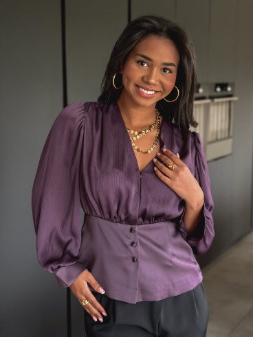 Blouse Azyllis - Bordeaux