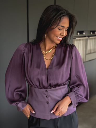 Blouse Azyllis - Bordeaux