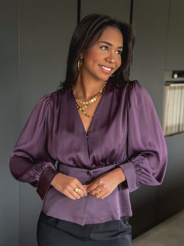 Blouse Azyllis - Bordeaux
