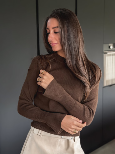 Pull Isolina - Marron