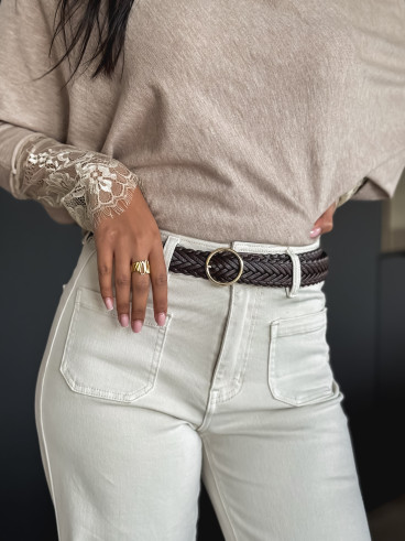 Ceinture Petra - Chocolat