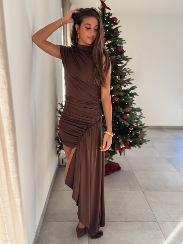 Robe Antonia - Chocolat