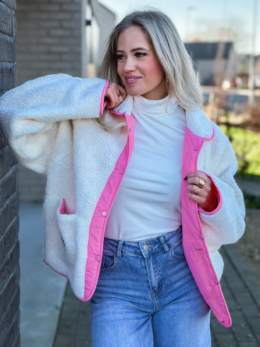 Veste réversible Lidia - Rose