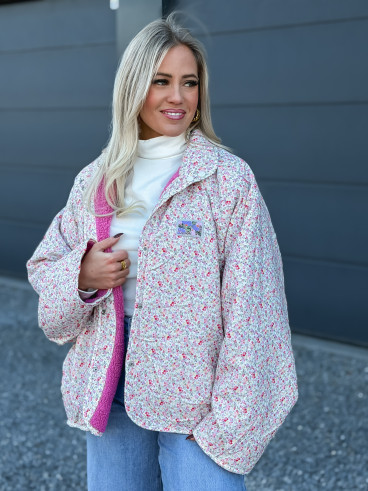 Veste réversible Angela - Rose