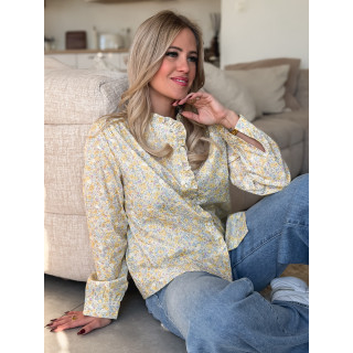 Chemisier à motifs Nymera - Jaune