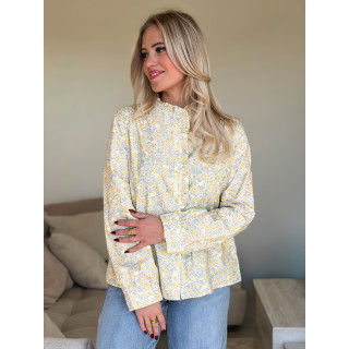 Chemisier à motifs Nymera - Jaune