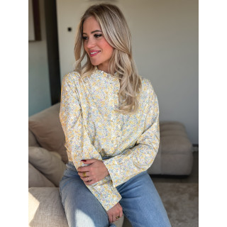 Chemisier à motifs Nymera - Jaune
