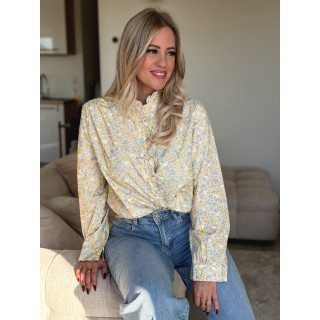 Chemisier à motifs Nymera - Jaune