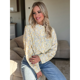 Chemisier à motifs Nymera - Jaune