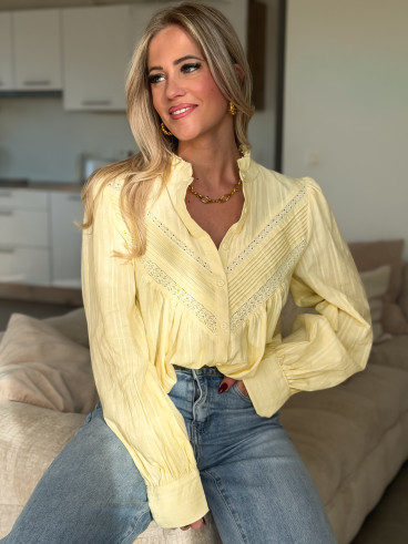 Chemisier Azyelle - Jaune