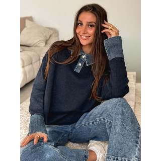 Pull Sélune - Bleu marine
