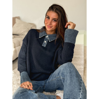 Pull Sélune - Bleu marine