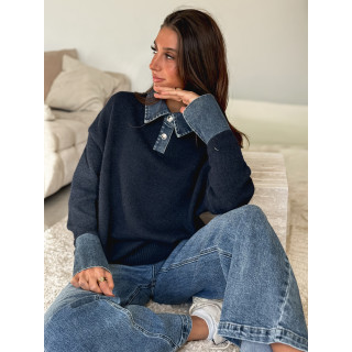 Pull Sélune - Bleu marine