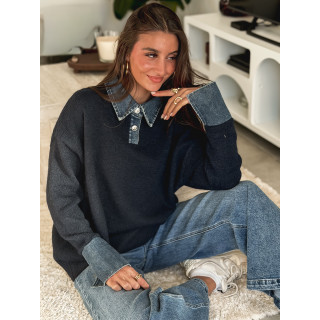 Pull Sélune - Bleu marine